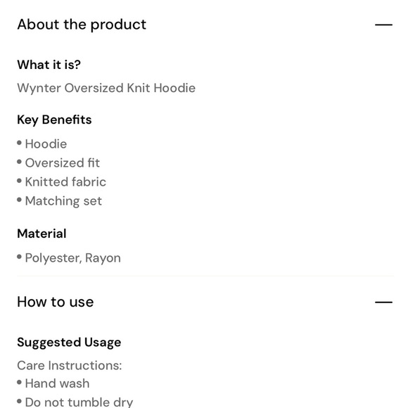 NWT 
EDIKTED KNIT HOODIE - Picture 5 of 6